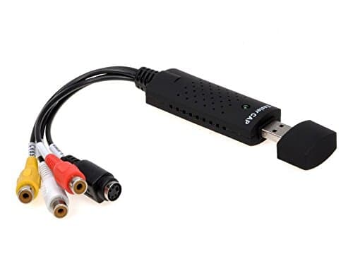 USB 2.0 Easycap Dc60 Tv DVD VHS Video Capture Adapter Easy Cap Card Audio Av Mmm Video Capture Card Easiercap