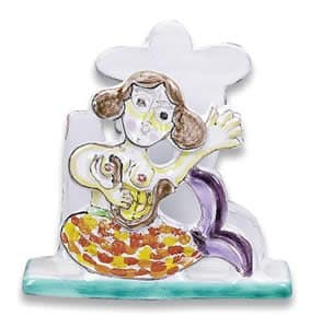 Hand Painted De Simone Napkin Holder - Handmade in Sicily