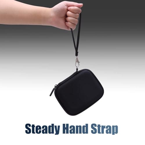 LTGEM Case Compatible with JBL Go 4 and JBL Go 3 and JBL Go 3 Eco Ultra-Portable Waterproof Speaker, Black