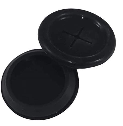 KEXMY Grill Accessory, 2 Pack Replacement Rubber Meat Probe Grommet for Traeger Wood Pellet Grills, Black