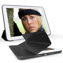 iPad Mini 2 / iPad Mini 3 Case BLACK Super Slim Cover with Semi-Transparent Back Cover For Apple iPad Mini Tablet