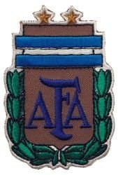 Argentina AFA with Green Leaf Soccer Logo Iron on Patch Crest Badge 2.75 X 2 Inch New