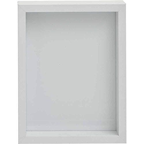 wilko Ochre Multi Pack Photo Frames - MDF Wood Picture Frames with Sizes : 6 x 4 inch, 7 x 5 inch and 8 x 6 inch - Yellow, Grey & White - Pack Of 3