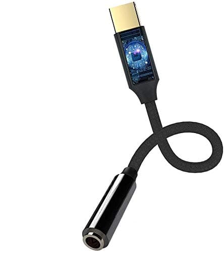 USB C to 3.5mm Pixel 2 Headphone Jack Adapter, Bukeer Nylon Braided DAC Chipset Type C to 3.5mm Audio Adapter USB C to 3.5mm with Realtek Noise Reduction Chip for Pixel 2/XL, HTC U11, Essential