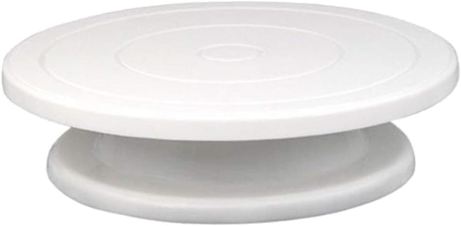 Sanan 360 Degree Rotating Cake Decorating Stand, Plastic Cake Making Supplies for Baking, Icing, Frosting, and Display, Non-Slip Turntable for Cakes, Baking Tools and Accessories for Home Bakers.