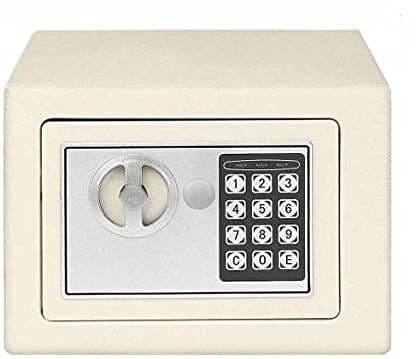 Savya home® Home Security Electronic Safe,Locker,Chest,Safe Box (White)