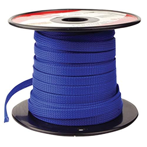 Audiopipe ISBR19M100BL Installation Solution Expandable Braided Sleeve Blue 3/4