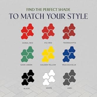 GRANOTONE Floor Paint 1 Litre White Colour Polyurethane and Acrylic Polymer Based Concrete Sealer Anti Slip Thick and Durable for Cement Floor and Tiles Made in India