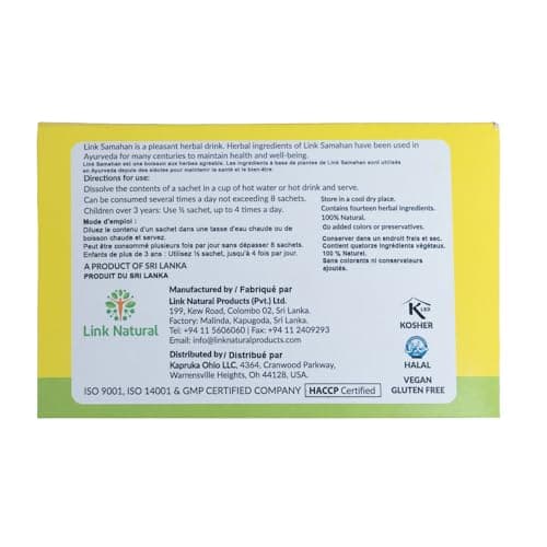 LINK NATURAL Samahan Tea x 100 Sachets