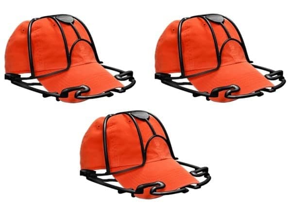 Perfect Curve Cap Washer - Hat and Visor Cleaning Rack. Made in USA.
