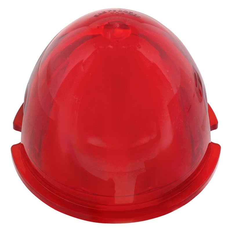 United Pacific36659B 9 LED Dual Function GloLight Watermelon Cab/Auxiliary Light - Red LED/Red Lens (Bulk)