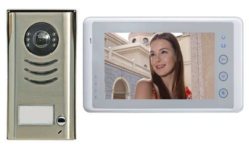 Video Door Phone Intercom System 7" LCD Color Touch Screen Monitor & Night Vision CCD Camera