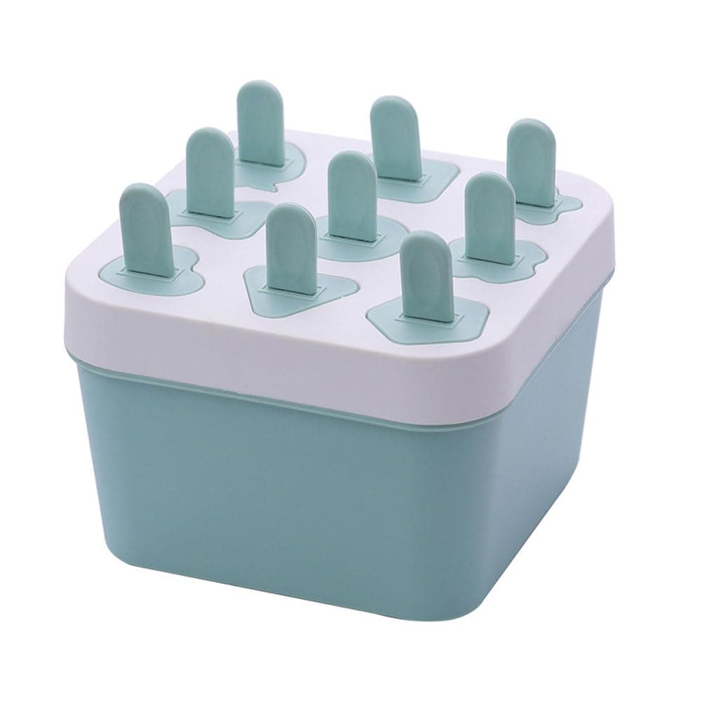 Popsicle Molds, 9 Pieces Easy Release Ice Pop Molds,BPA Free Popsicle Mold Reusable (green)