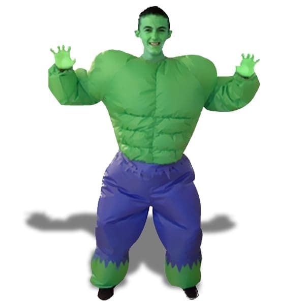 Hulk costume inflatable suit super heros