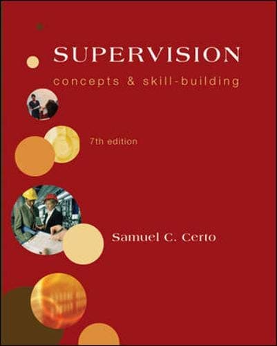 Supervision: Concepts and Skill-Building Paperback – Import, 16 October 2009