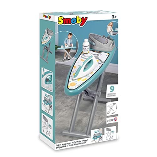 Smoby - Ironing Table + Steam Iron, 7600330121