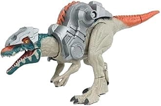 - De-Lite 2025 Action Figures Soft Touch Vinyl Plastic Collectible Model Toys… (Spinosaurus Trex Armor Dinosaur World Rebirth Collection Figure Super Deluxe Articulation, 30 cm Long)