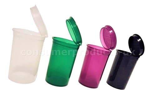 POP TOP SQUEEZE POT STASH CAN TUBS CONTAINERS CAPS VIALS LID(30 X 19 DRAM)