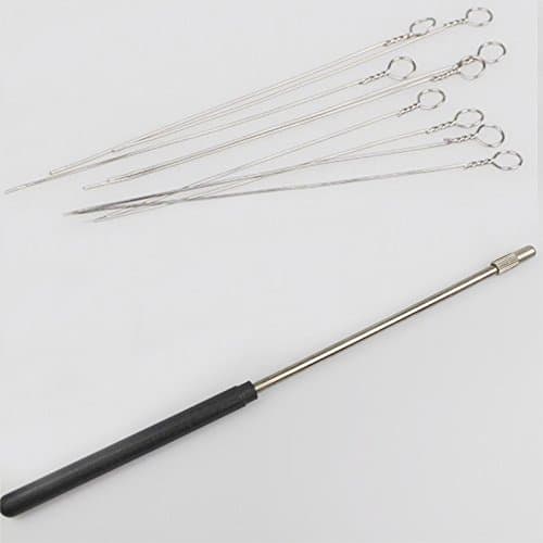 Reusable Inoculating Loop Nichrome Tip for Bacterial Tissue Culture Inoculation Needle 10 uL Tip