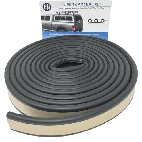 ESI Super Cap Seal XL 20 FT (2 1/8" Width x 1/2" Height x 20' Length) EPDM Rubber for Caps Over 200 lbs