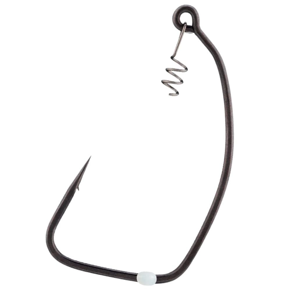 BKK TITANRIDER Soft Plastic Hook | 2X | Needle Hook Point| Super Slide Coating | Locking Spring | Weedless Swimbait Hook