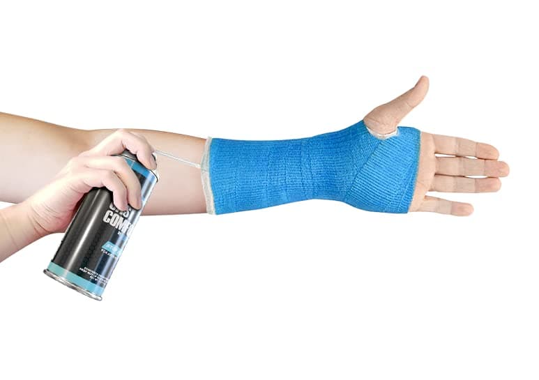 Cast Comfort Itching and Odor Relief Spray - Cools and Relieves Itchy Cast While Cleaning and Preventing Smell- Blue