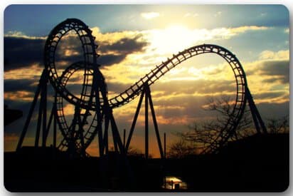 Roller Coaster 15.7"(W) x 23.6"(H) Non-woven Fabric Multifuntional Doormat