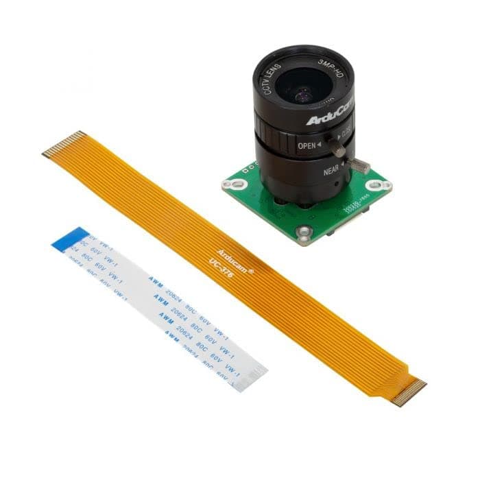 Arducam 12.3MP IMX477 HQ Camera Module with 6mm CS Lens and Tipod Mount Compatible with Jetson Nano,Xavier NX and NVIDIA Orin NX/AGX Orin, and Raspberry Pi CM3/3+ and CM4