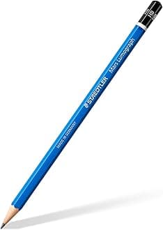STAEDTLER Pencil, 6B, 5B, 4B, 3B, 2B, B, HB, F, H, 2H, 3H, 4H, Mars, Lumograph, Writing, Drawing, 12 Hardness Set, 100 G12