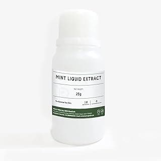 Mint Liquid Extract - Water Soluble - 25 Grams For Soap Making, Shampoo, Cosmetics, Lotions, Creams, Face Wash, Serum Making & Diy Personal Care For Face, Hair, Skin & Body
