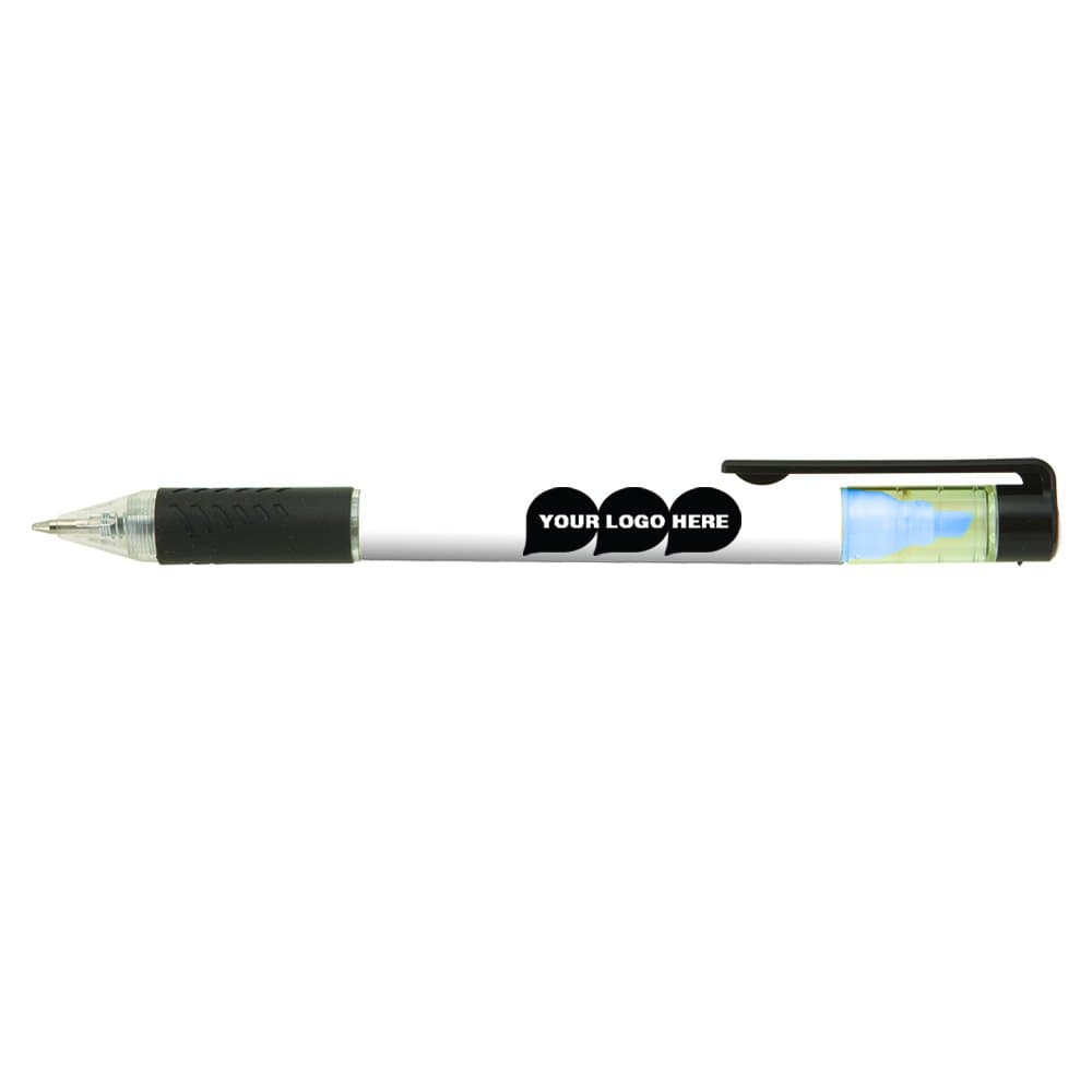 Duplex Plastic Pen with Black Ink - 200 Quantity - $0.95 Each - PROMOTIONAL PRODUCT/BULK/BRANDED with YOUR LOGO/CUSTOMIZED.
