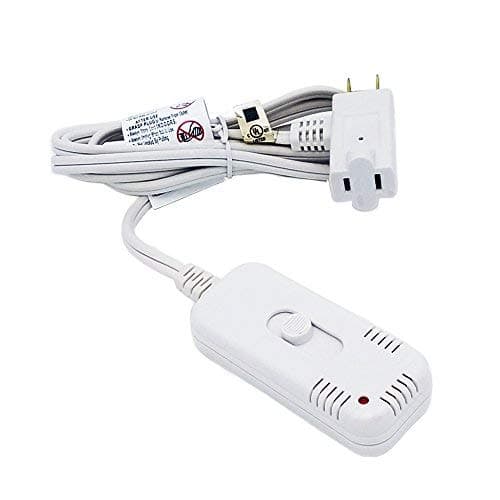 AC06DMS Plug-in Slide Control Dimmer Switch with Locator/Indicator Light, UL Listed, 300 Watt, White, 6-Foot