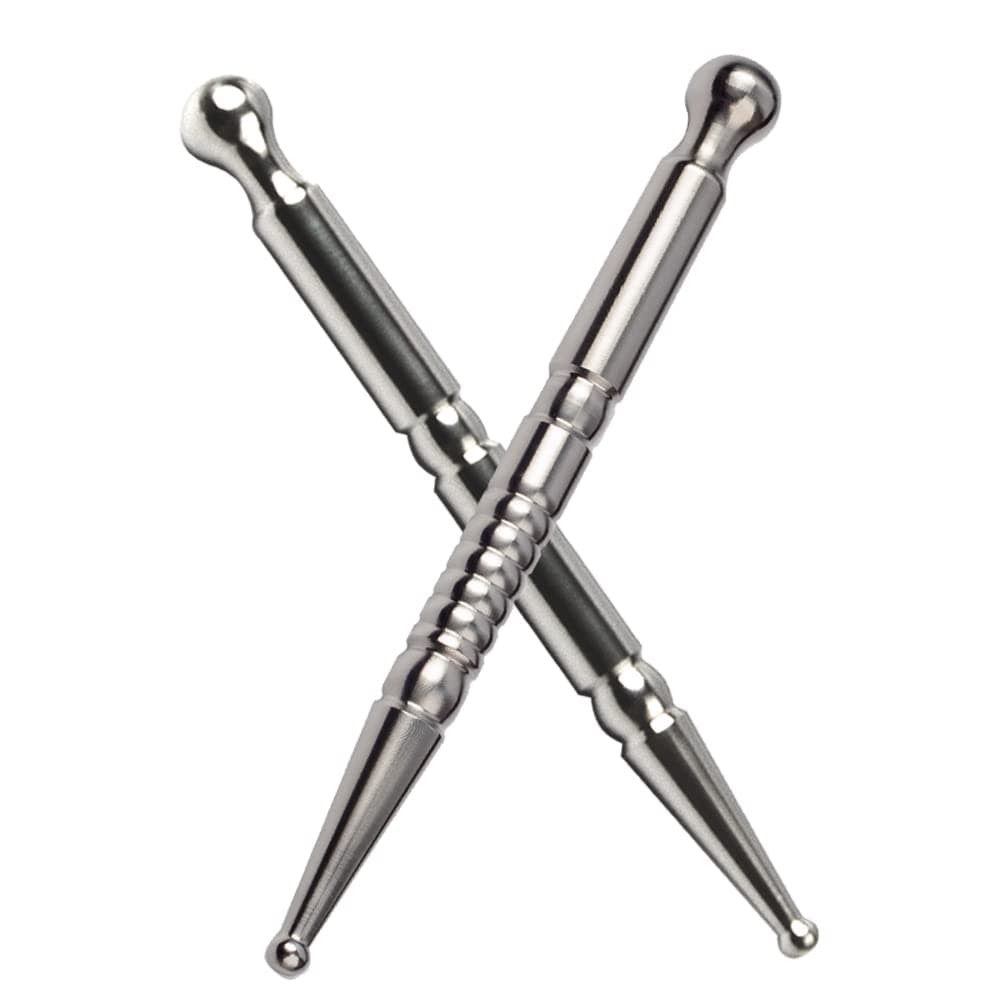 FeelFree Sport Deep Tissue Massage Tool-Stainless Steel Acupuncture Pen-Trigger Point Massage Relief Pain Therapy Tools Full Body Relaxing Trigger Self-Massage Acupressure Bar (B)