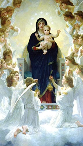 Hail Holy Queen, LAMINATED, Prayer Card (5-pack)