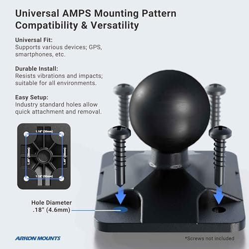 Mounts - Tablet Holder with Clamp Mount | Corrosion-Resistant | Tablet Stand w/Sturdy Clamp | Security Knob Feature | Two Adjustable Shafts Included | Fits iPad and Samsung Tablets