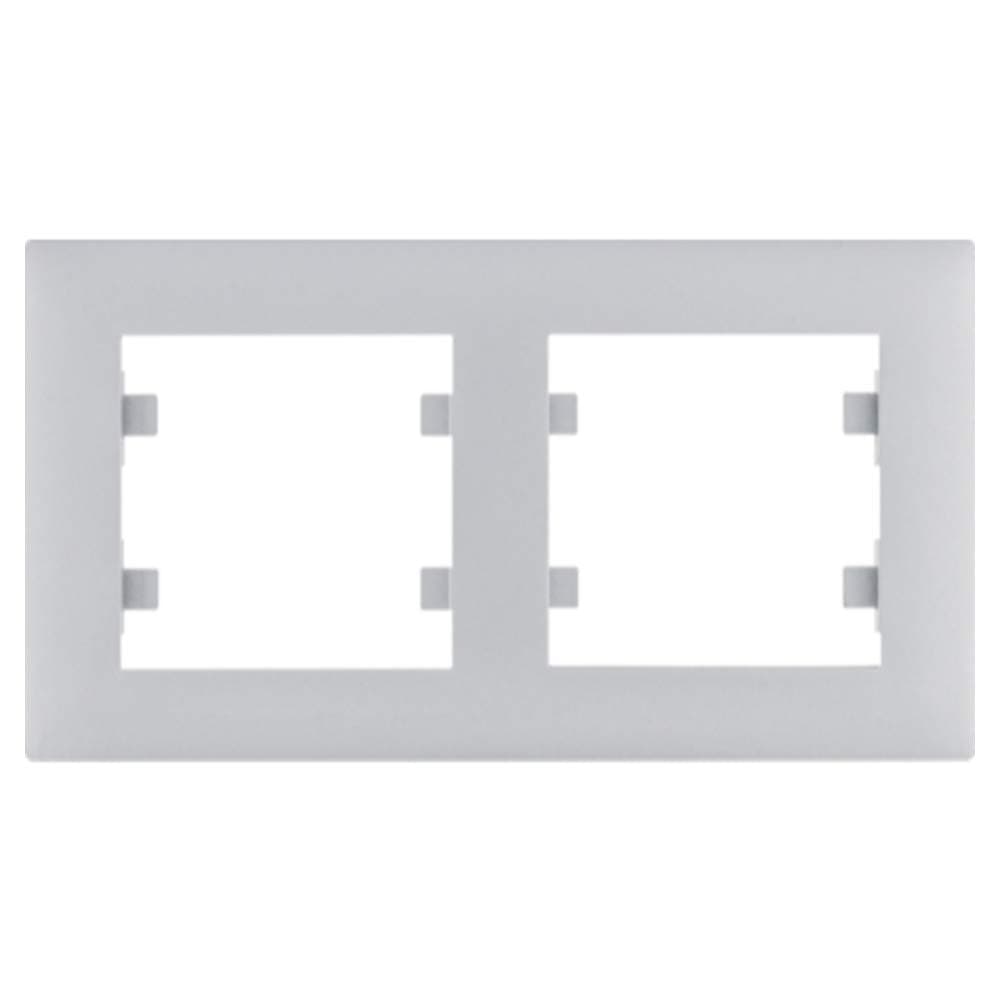 Lumina Intense Series Frame (WL5722) 2 Horizontal Silver Elements