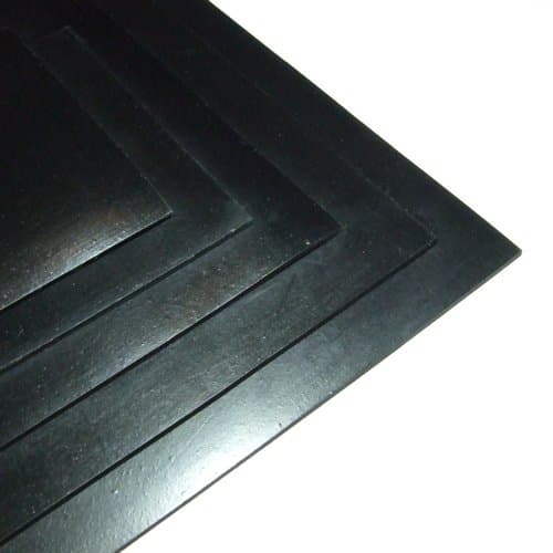 Neoprene Rubber Sheet 5mm Thick 10cm x 10cm