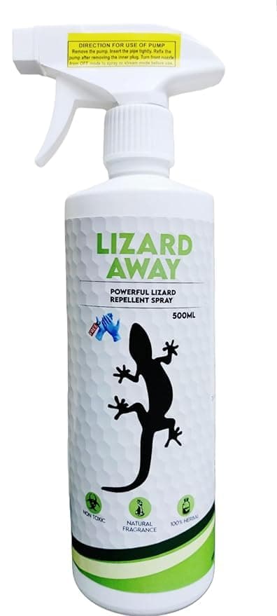 Lizard Repellent Spray,250ml Powerful spray with Instant action, Long Lasting Natural Fragnance Organic Herbal Natural Spray, Non toxic