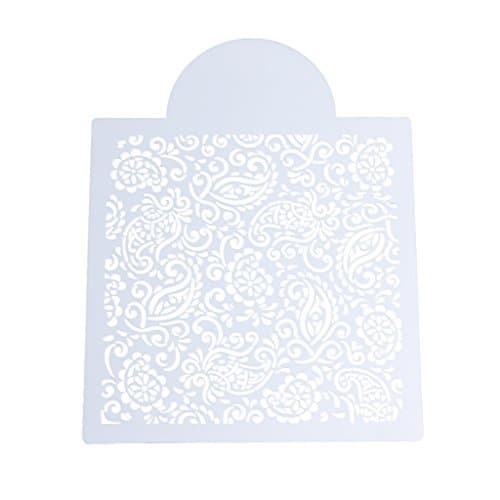 Onpiece Flower Cake Decorating Stencil Mold Wedding Cake Stencil Template