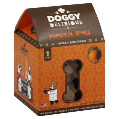 DOGKE Dog Bone Pumpkin 16 Oz Y