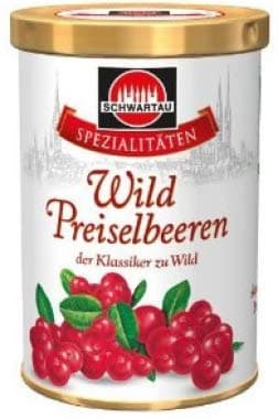 SchwartauWild Preiselbeeren Jam, 330g Can