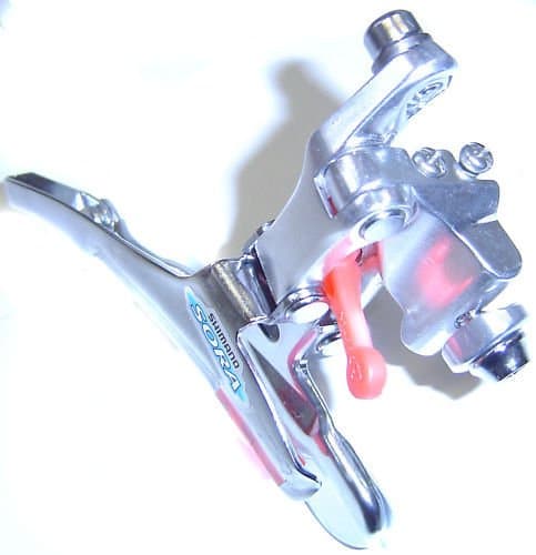 SoraShimano front derailleur FD-3300 train from below 2 x 6-7-8 speed braze-on