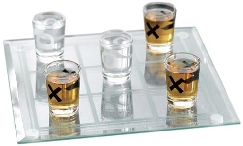 Game Night Tic Tac Toe Drinking Shot Glass Set