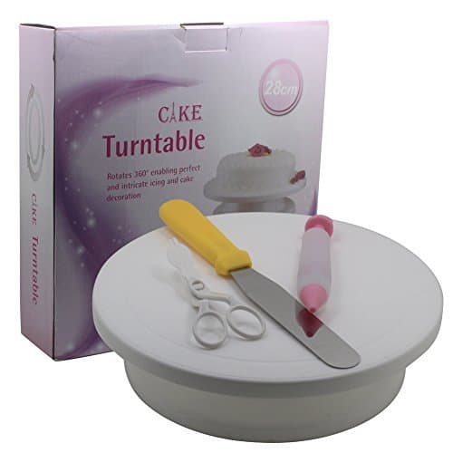 Cake Stand Cake Turntable Decoration Stand Tools With Cake Flower Decorating Scissors, Icing Spatula, Cake Decorating Pen