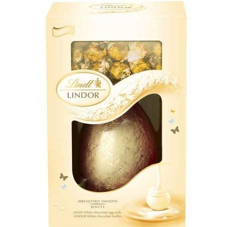 Lindt Lindor Irresistibly Smooth White Chocolate Easter Egg with Lindor Truffles