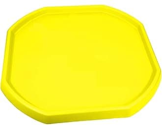 Easy Shopping® Children Kids Tuff Spot Colour Small Mixing Tray Plastic for Playing Toy Sand Pool Pit Water Game Garden Beach MADE IN UK (Yellow)