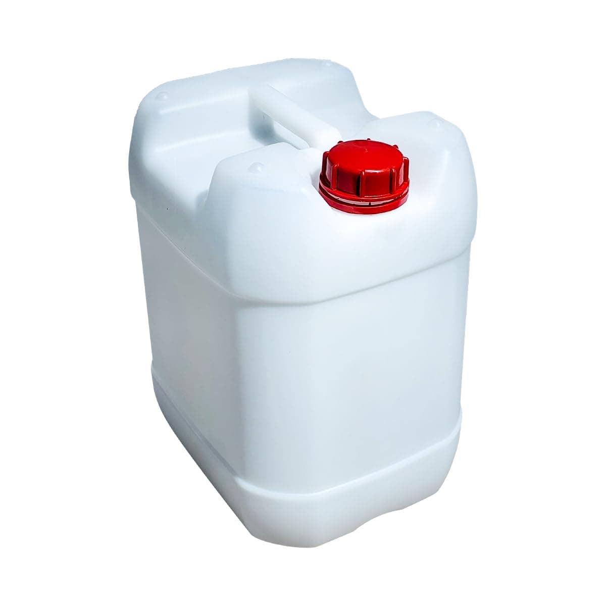 RACO Jerry Can Type Plastic Canister with Red Tamper-Evident Cap for Water, Oil, Food Liquids and Chemicals 20 Litre Made in Oman