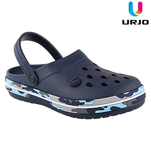URJO CAMO Men's Clogs/Sandals with Adjustable Back Strap Ultra Soft & Flexibility Anti Skid Comfortable Waterproof Daily Mules Clogs/Sandals for Men