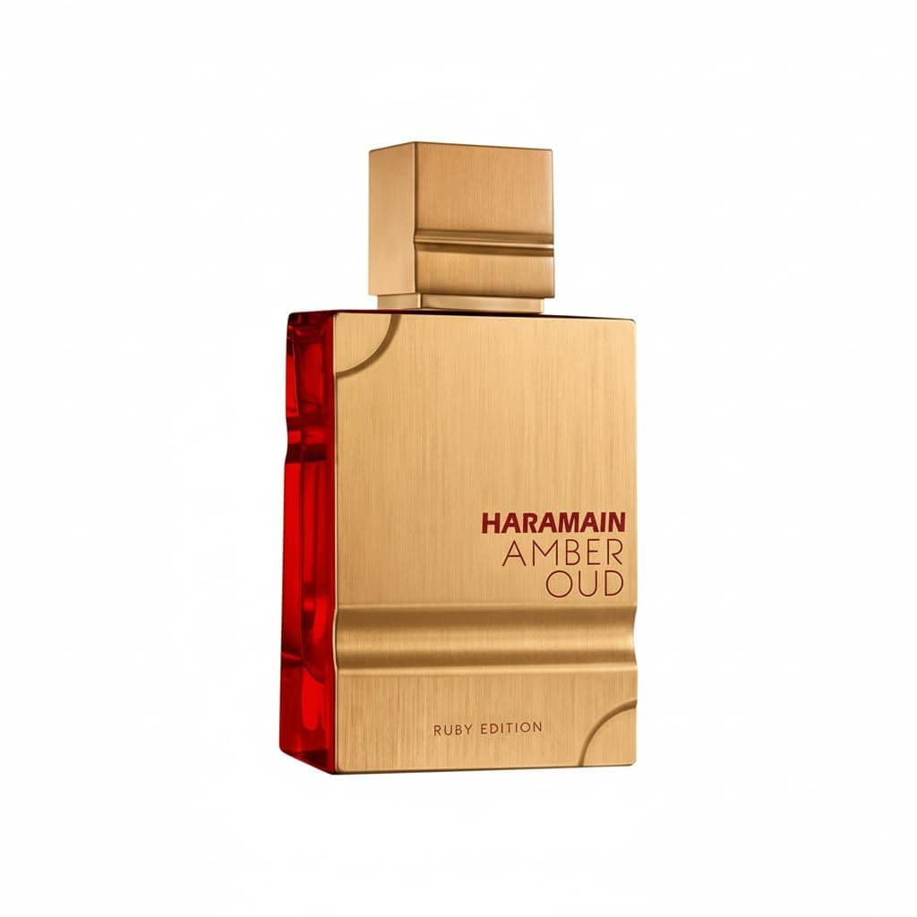 Amber Oud Ruby Edition Eau De Parfum Spray 60ml (2 oz) - Unisex Arabian Perfume for Women & Men, Long-Lasting Amber Fragrance with Rich, Luxurious Scent