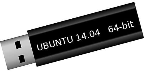 Ubuntu Linux 14.04 Desktop Edition 64-Bit - Live 8GB USB Flash Drive